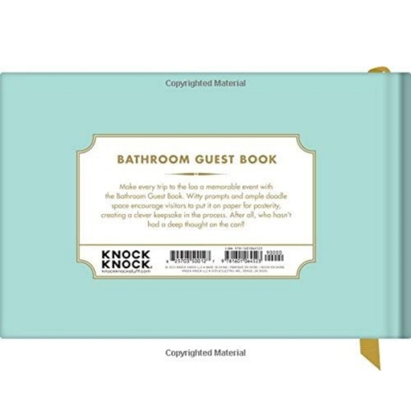 Bathroom guest book. - Picture 2 of 5